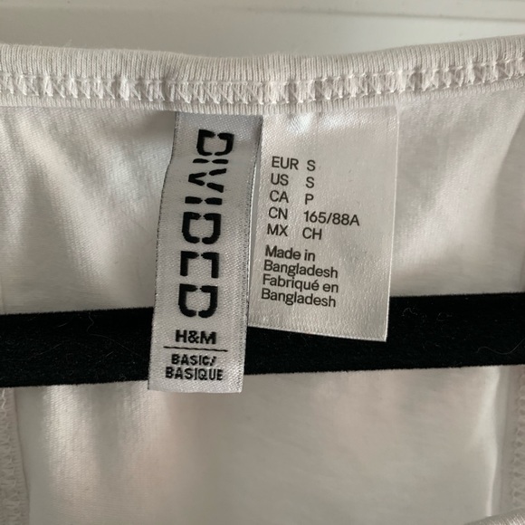 White Razorback Crop Top - Picture 3 of 3